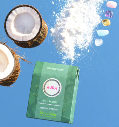 Aura Gemstone Infused Bath Soak - Sugi Tree Studio