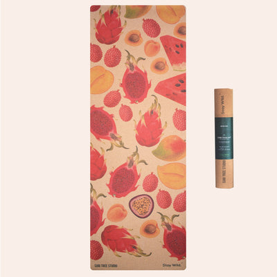 fruit cork yoga mat