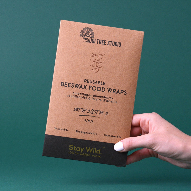 Beeswax Food Wraps - Geometric Lime