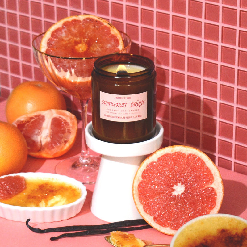 No. 02: Grapefruit Brûlée Wood Wick Candle
