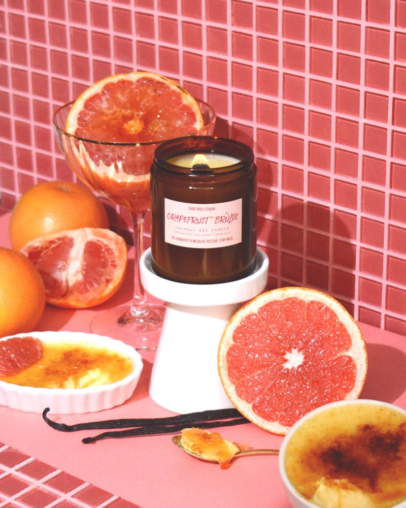 No. 02: Grapefruit Brûlée Wood Wick Candle