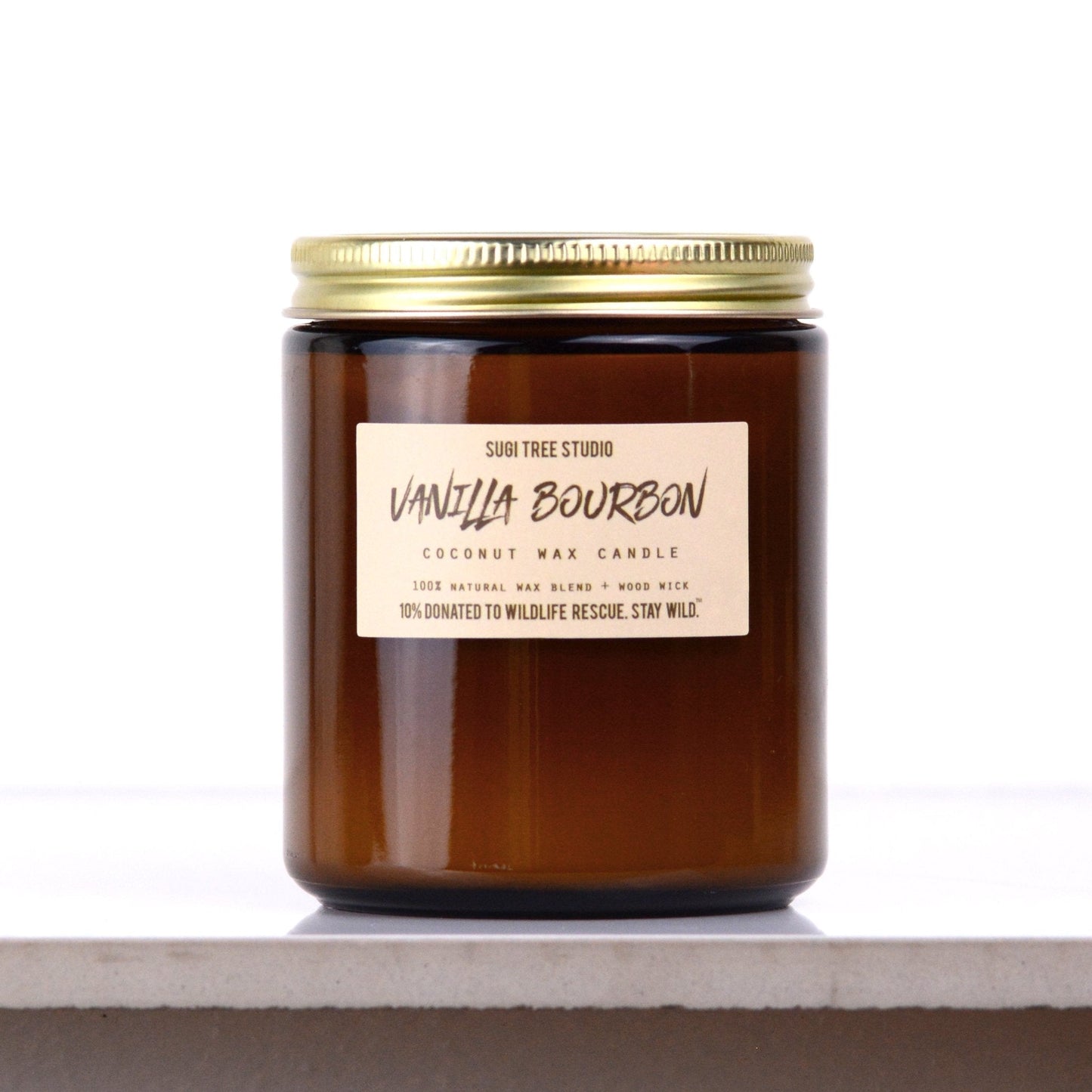 No. 07: Vanilla Bourbon Wood Wick Candle