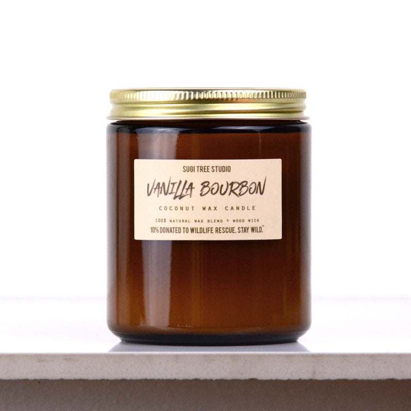 No. 07: Vanilla Bourbon Wood Wick Candle