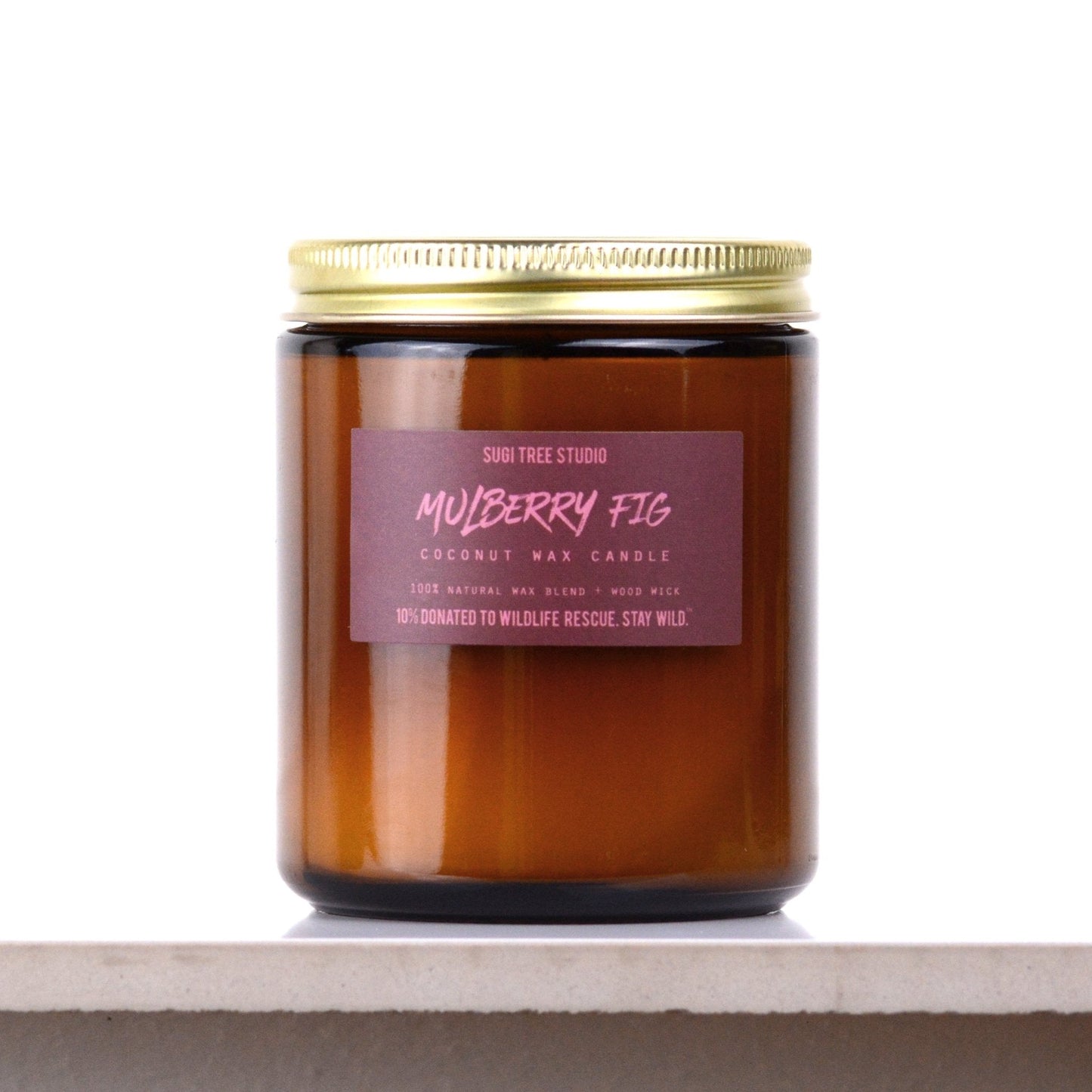 No. 12: Mulberry Fig Wood Wick Candle