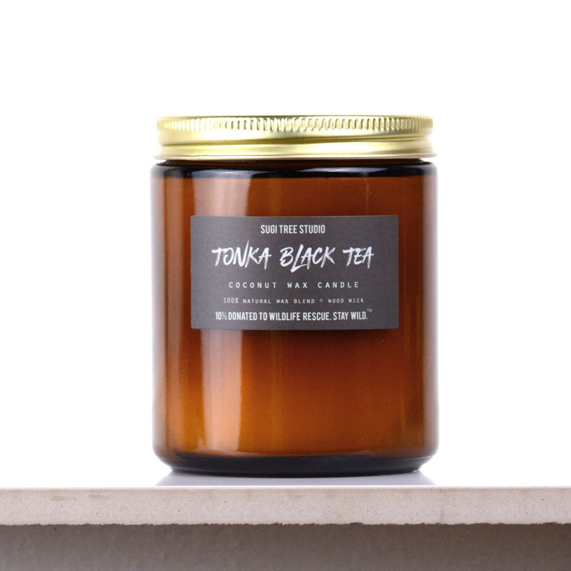 No. 13: Tonka Black Tea Wood Wick Candle