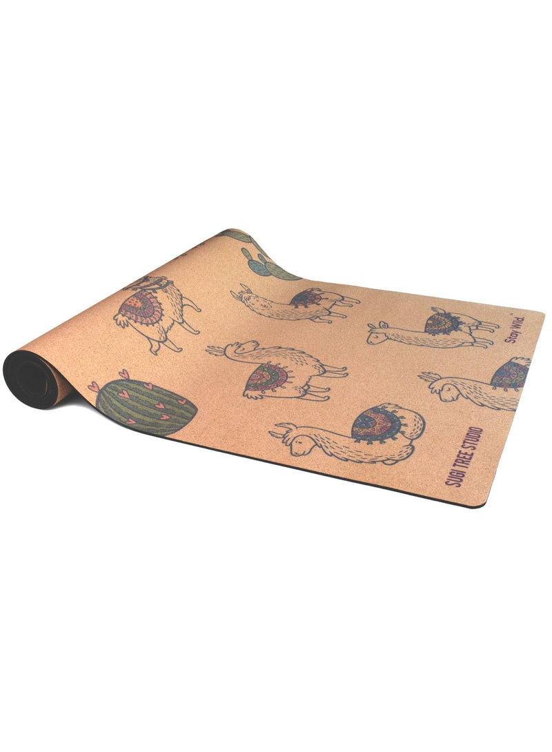 No Drama Llama Cork Yoga Mat | 4.5MM