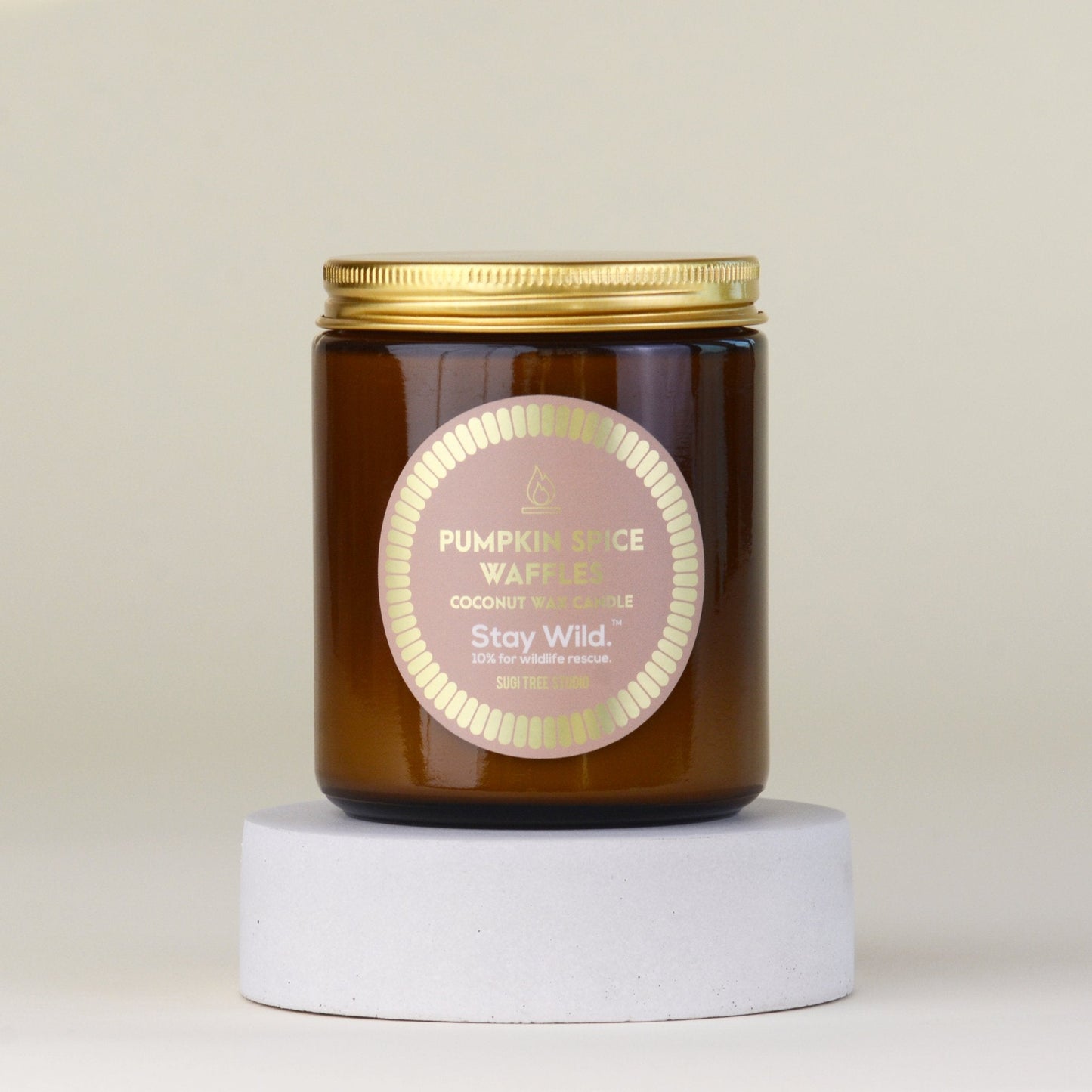 Pumpkin Spice Waffles Coconut Wax Candle