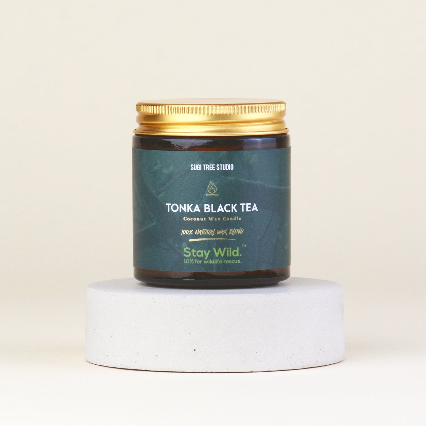 Tonka Black Tea Coconut Wax Candle
