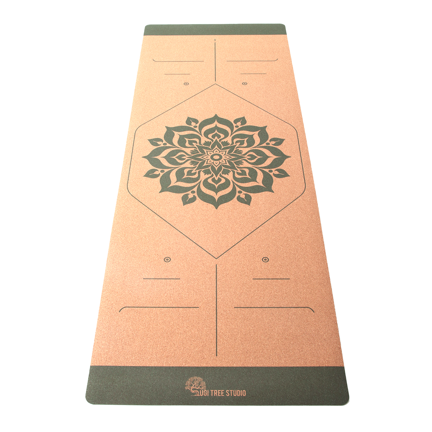 Mandala Flower Cork Yoga Mat | 4.5MM