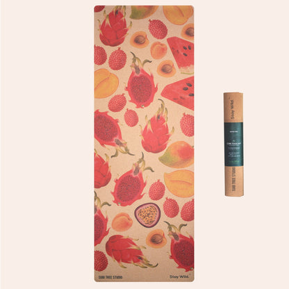 fruit cork yoga mat