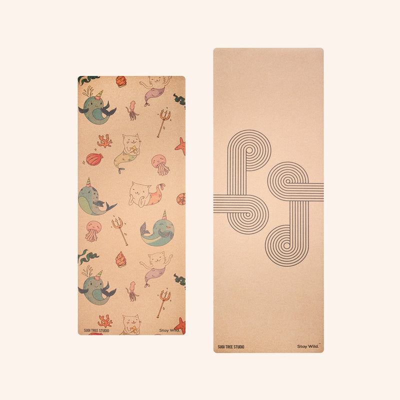 cork yoga mat bundle