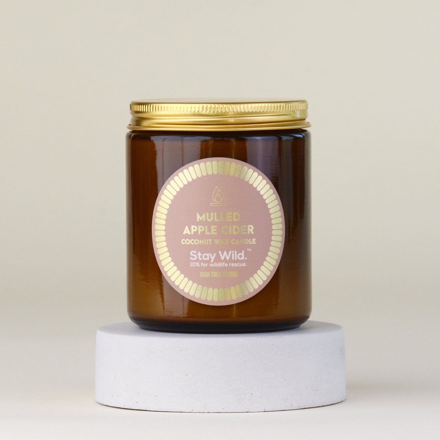 Mulled Apple Cider Coconut Wax Candle