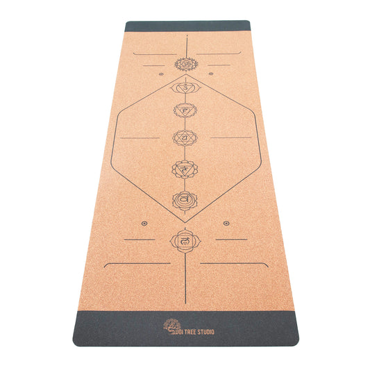 Chakras Cork Yoga Mat | 4.5MM