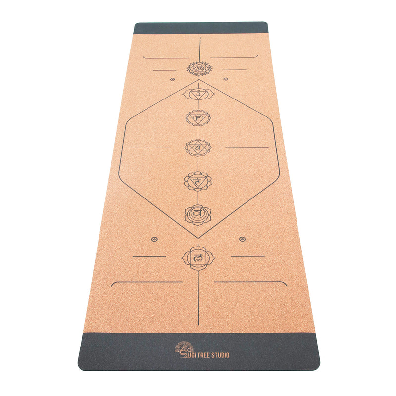 Chakras Cork Yoga Mat | 4.5MM