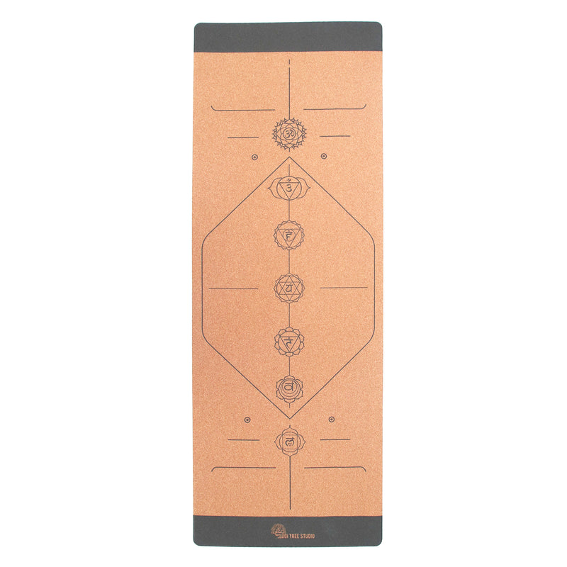 Chakras Cork Yoga Mat | 4.5MM