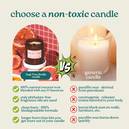 No. 01: Lychee Rose Wood Wick Candle