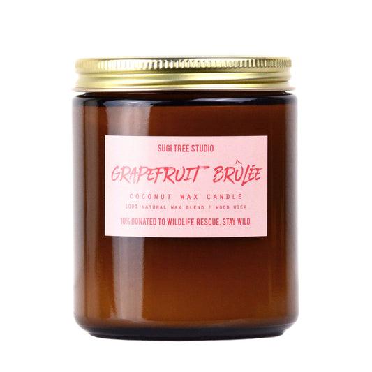 No. 02: Grapefruit Brûlée Wood Wick Candle