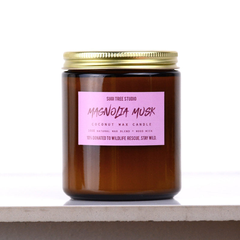 No. 05: Magnolia Musk Wood Wick Candle