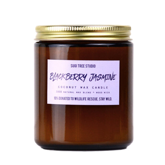 No. 06: Blackberry Jasmine Wood Wick Candle