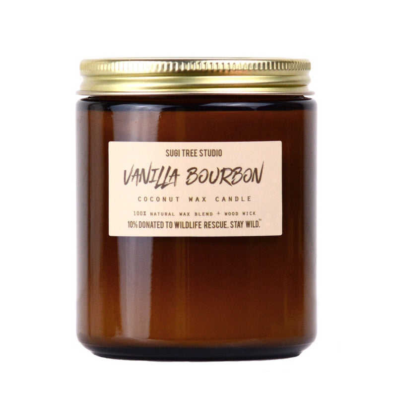 No. 07: Vanilla Bourbon Wood Wick Candle