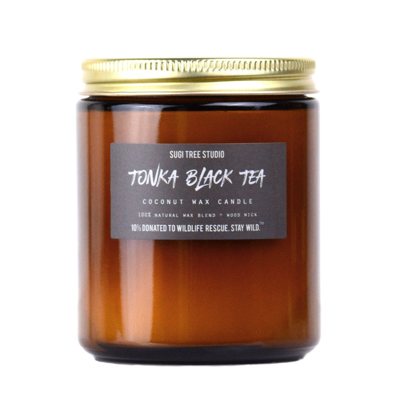 No. 13: Tonka Black Tea Wood Wick Candle