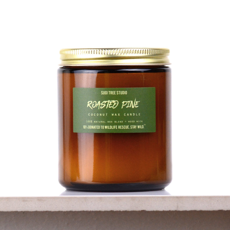 No. 14: Roasted Pine Wood Wick Candle