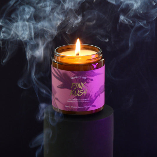 Pink Kush Coconut Wax Candle