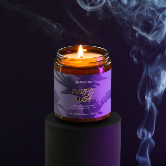 Purple Kush Coconut Wax Candle