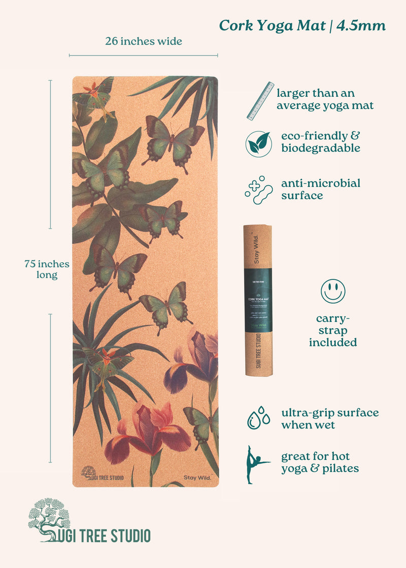 Rainforest Cork Yoga Mat | 4.5MM