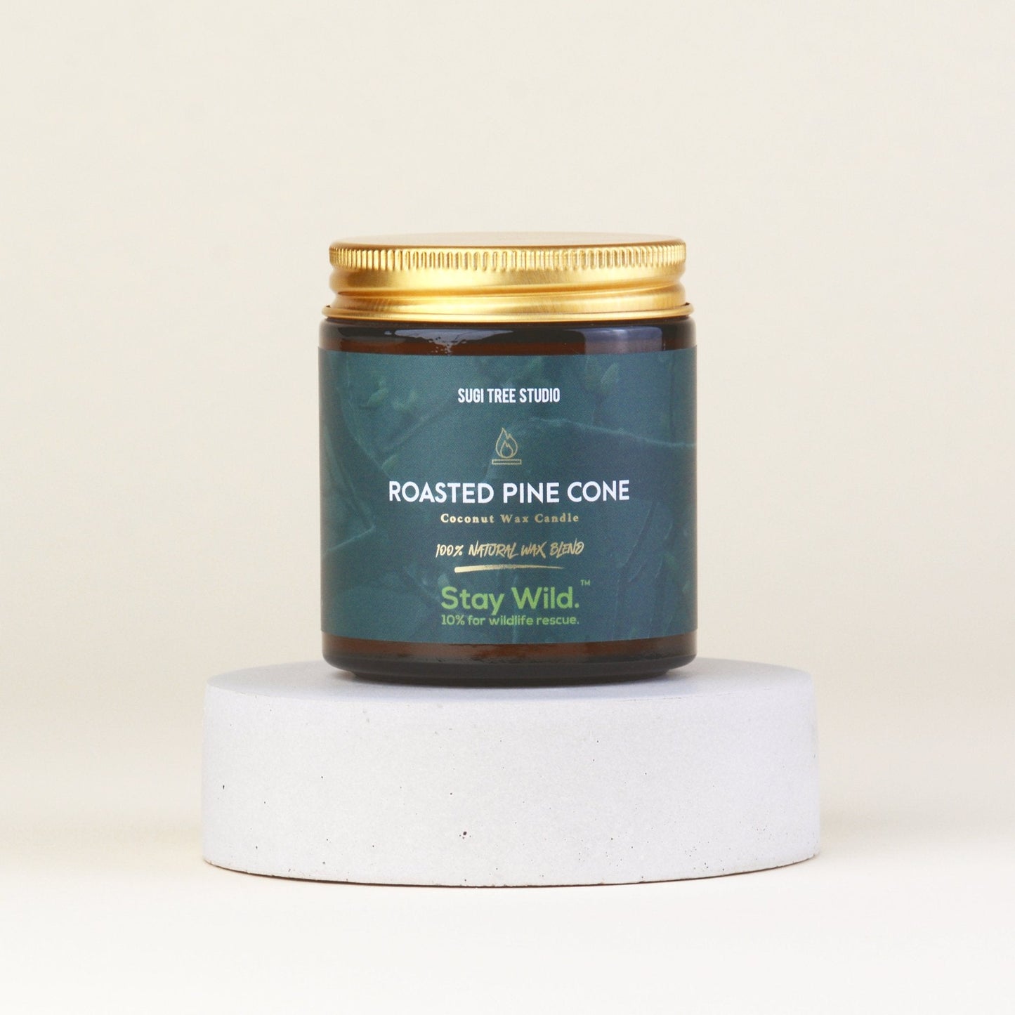 Roasted Pine Cone Coconut Wax Candle