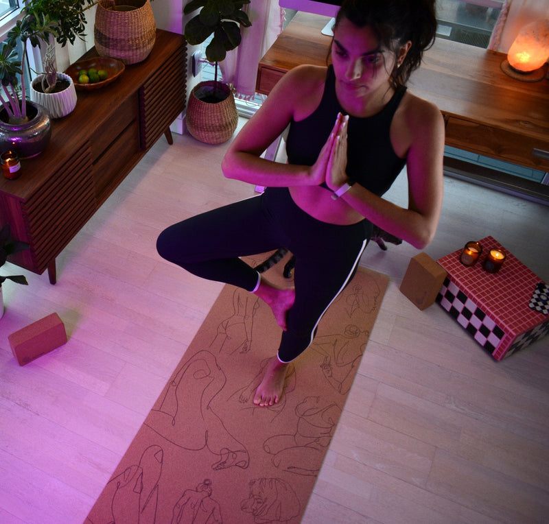 Sketchbook Cork Yoga Mat | 4.5MM