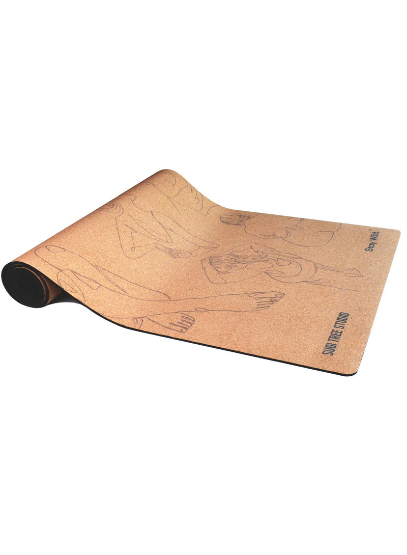 Sketchbook Cork Yoga Mat | 4.5MM