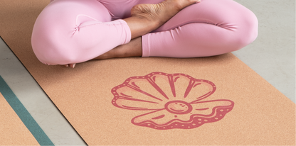 Coastal Calm Cork Yoga Mat | 4.5MM