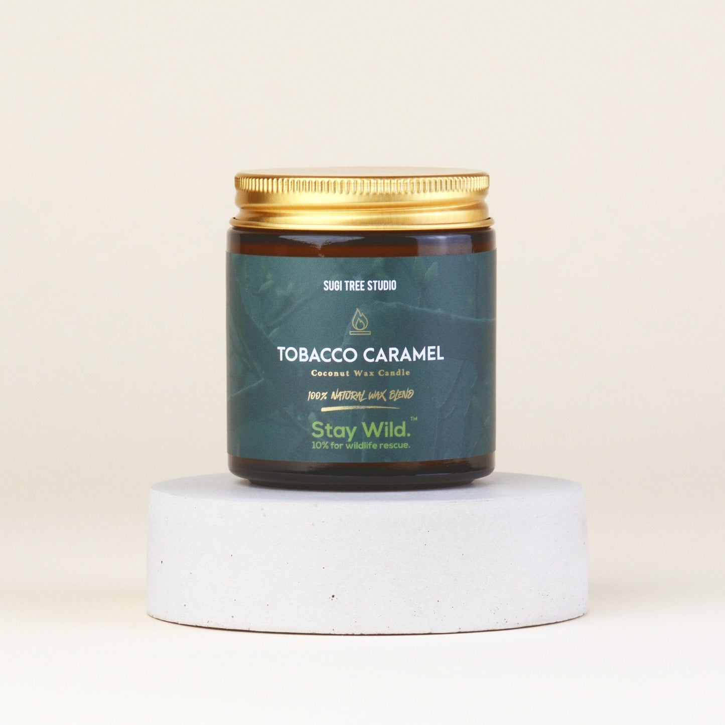 Tobacco Caramel Coconut Wax Candle