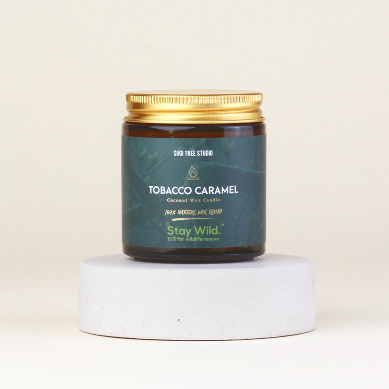 Tobacco Caramel Coconut Wax Candle