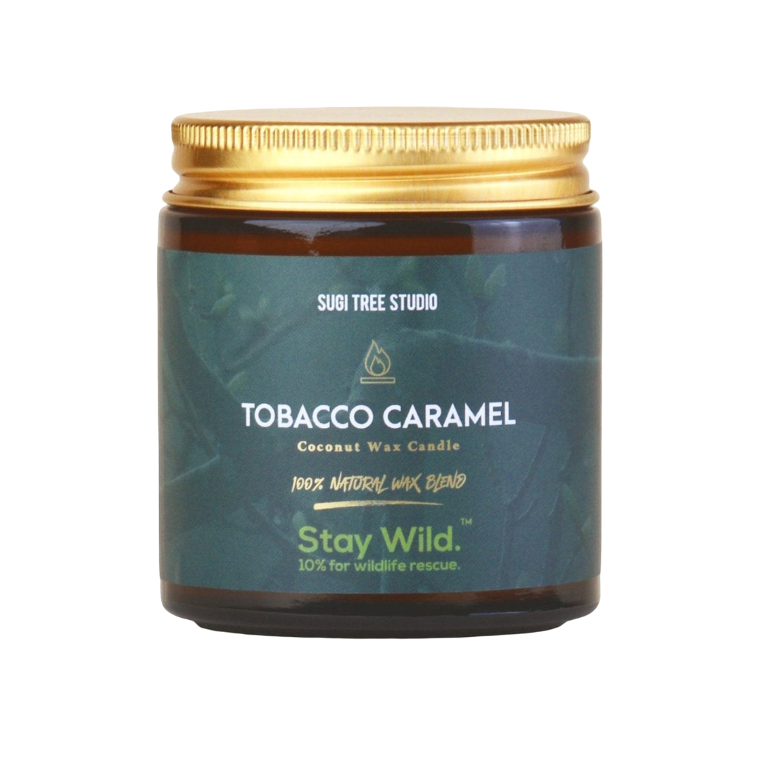 Tobacco Caramel Coconut Wax Candle