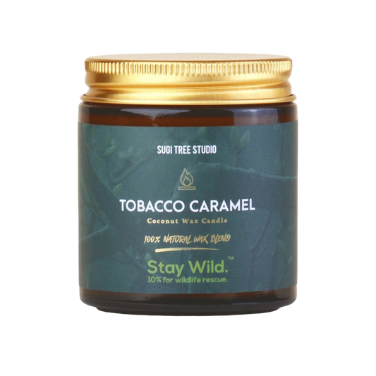 Tobacco Caramel Coconut Wax Candle