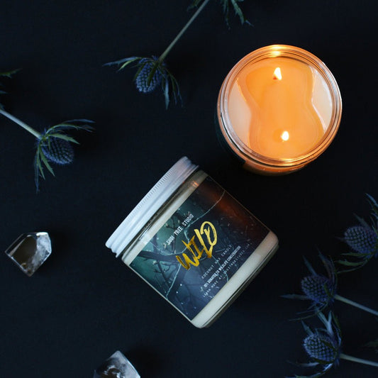 Wild Double Wick Coconut Wax Candle - 16oz @ Sugi Tree Studio